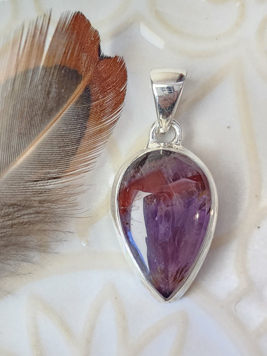 Cacoxenite Stirling Silver S925 Pendant