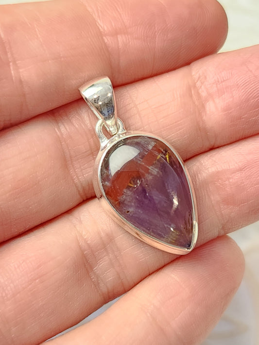 Cacoxenite Stirling Silver S925 Pendant