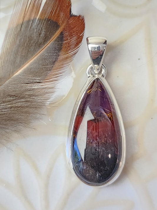 Cacoxenite Stirling Silver S925 Pendant