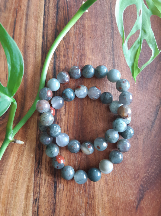 African Bloodstone Bracelet