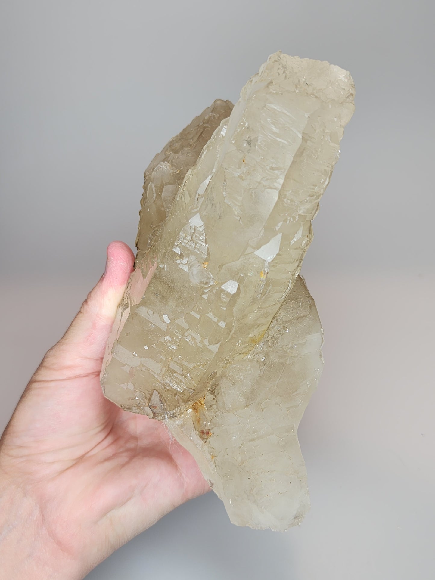 Elestial Smoky Citrine Natural Cluster