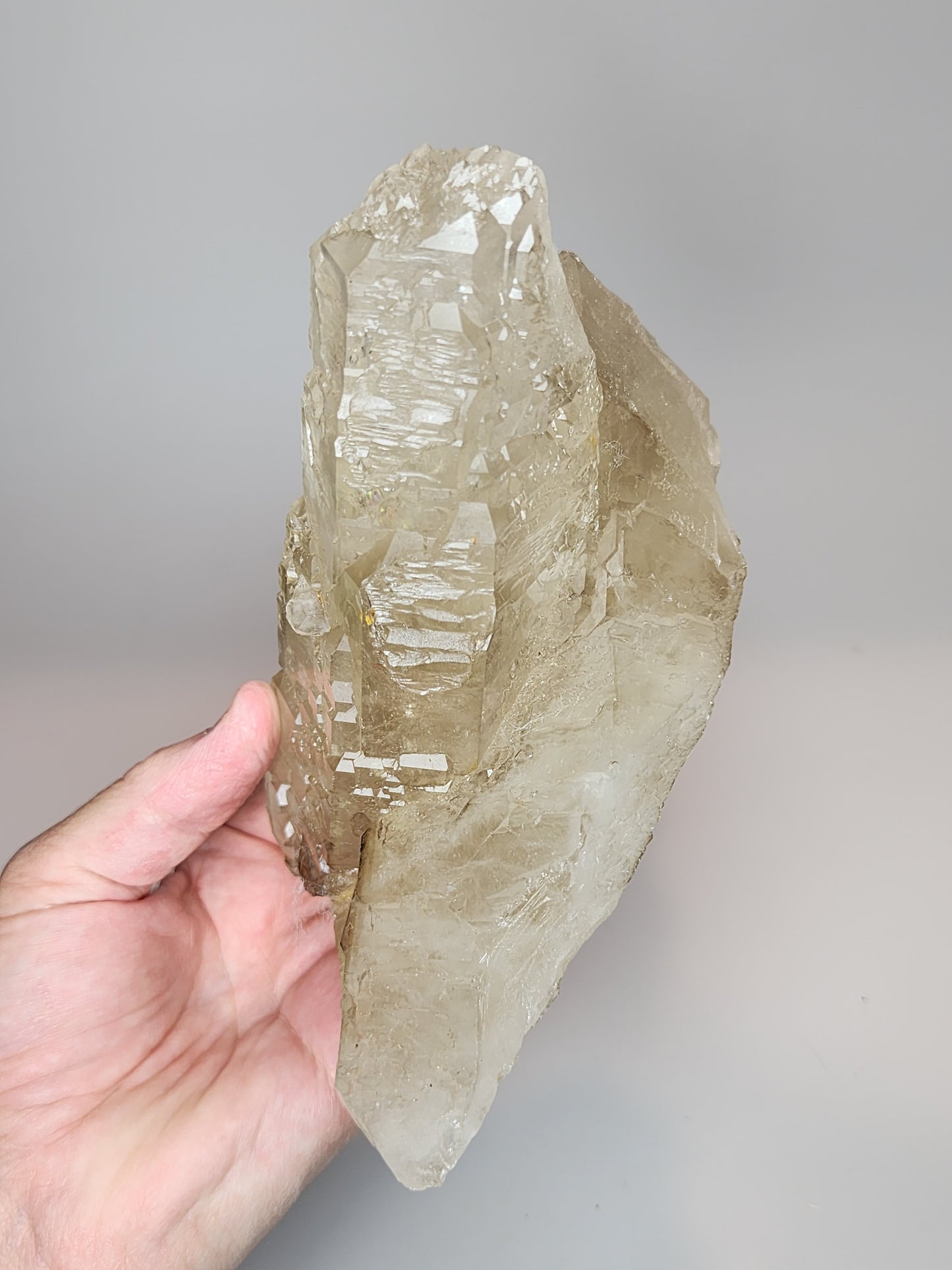 Elestial Smoky Citrine Natural Cluster