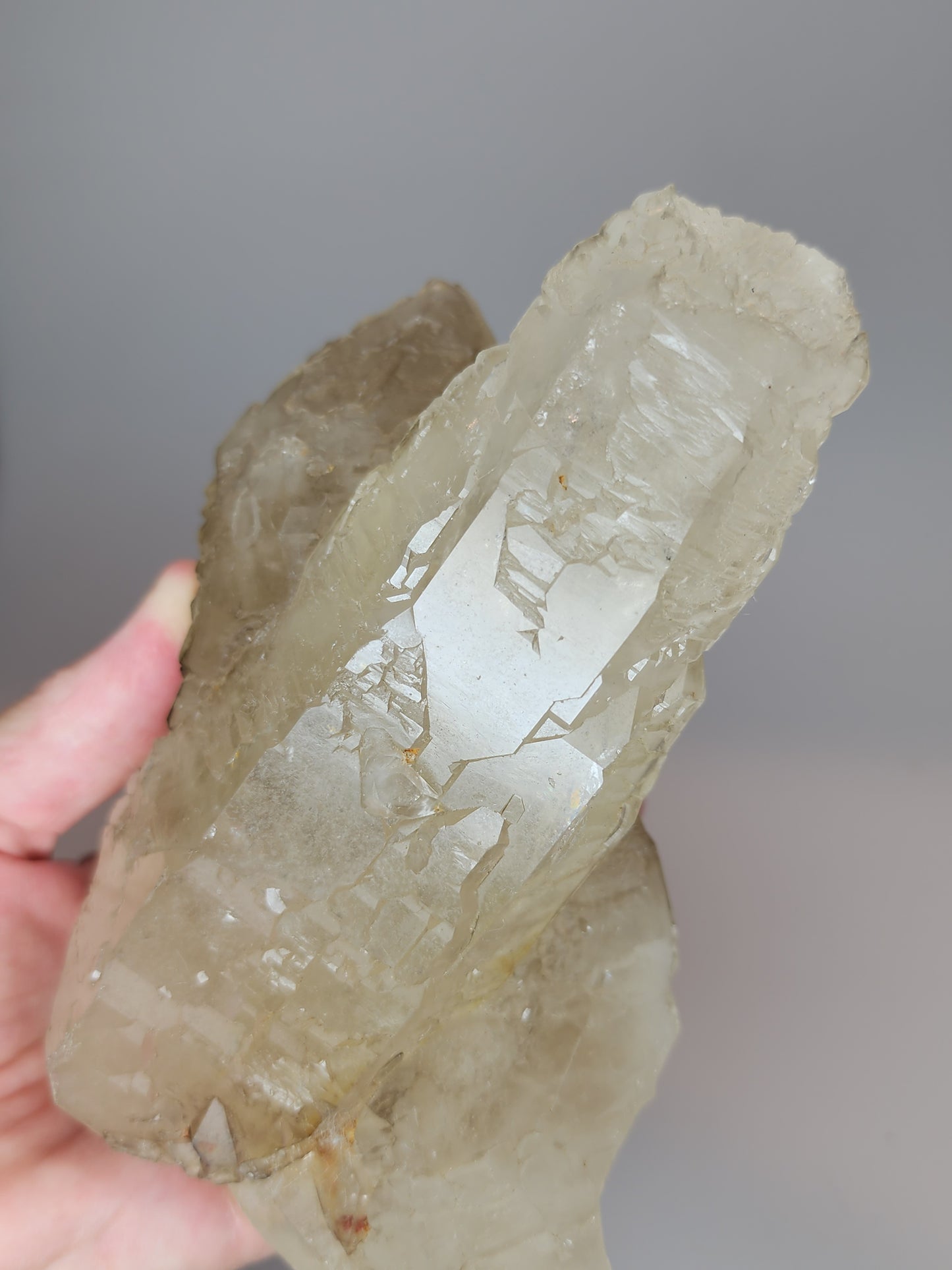 Elestial Smoky Citrine Natural Cluster