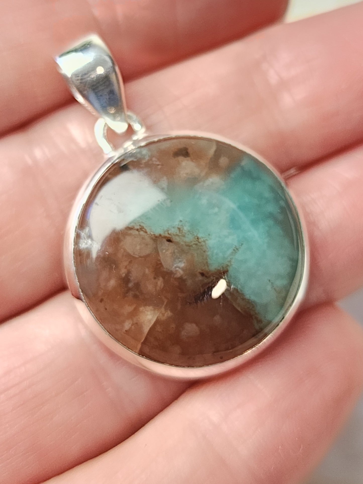 Chrysoprase Stirling Silver S925 Pendant