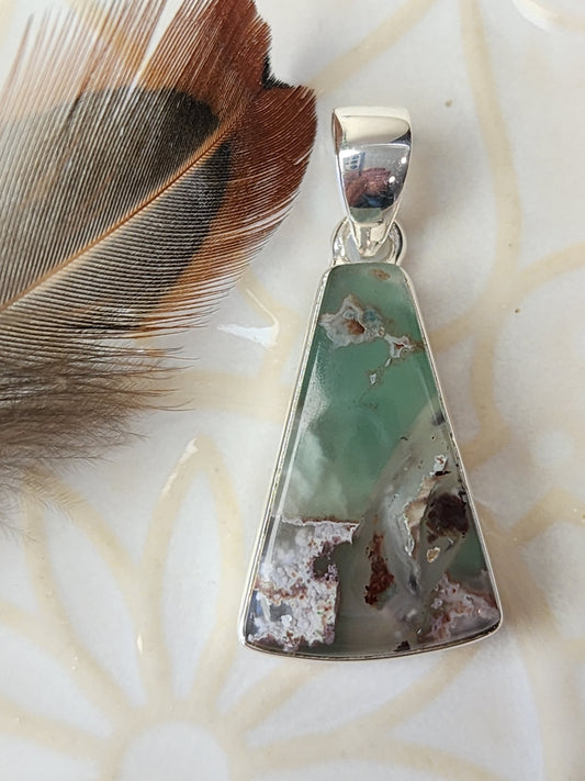 Chrysoprase Stirling Silver S925 Pendant