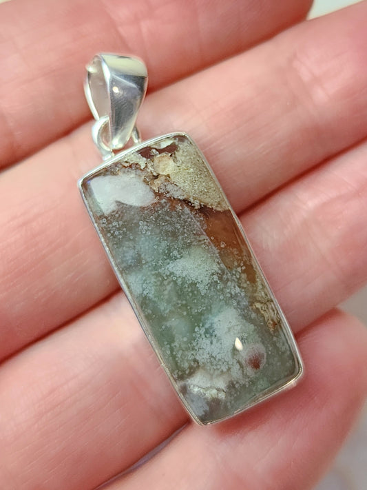 Chrysoprase Stirling Silver S925 Pendant