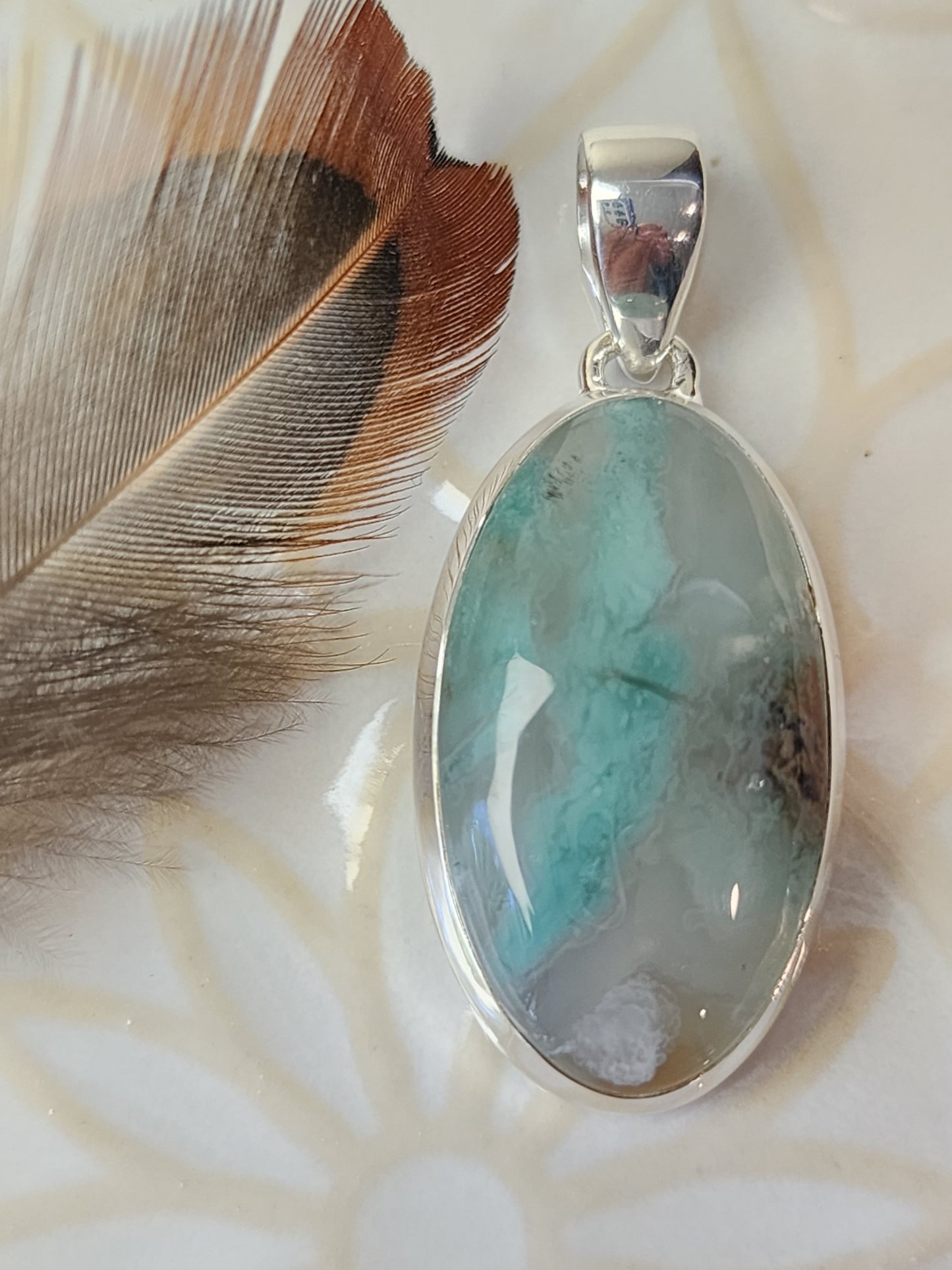 Chrysoprase Stirling Silver S925 Pendant