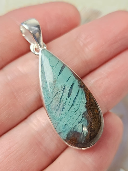 Chrysoprase Stirling Silver S925 Pendant