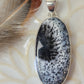 Dendritic White Opal Stirling Silver S925 Pendant