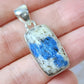 K2 Blue Azurite Stirling Silver S925 Pendant