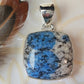 K2 Blue Azurite Stirling Silver S925 Pendant