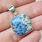 K2 Blue Azurite Stirling Silver S925 Pendant