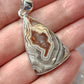 Laguna Agate Stirling Silver S925 Pendant