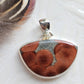 Peanut Obsidian Stirling Silver S925 Pendant