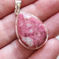 Pink Thulite Stirling Silver S925 Pendant