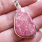 Pink Thulite Stirling Silver S925 Pendant