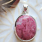 Pink Thulite Stirling Silver S925 Pendant