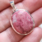 Pink Thulite Stirling Silver S925 Pendant