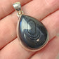 Psilomelane Stirling Silver S925 Pendant