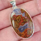 Seam Agate Stirling Silver S925 Pendant