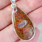 Seam Agate Stirling Silver S925 Pendant