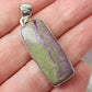 Stichtite in Serpentine Stirling Silver S925 Pendant