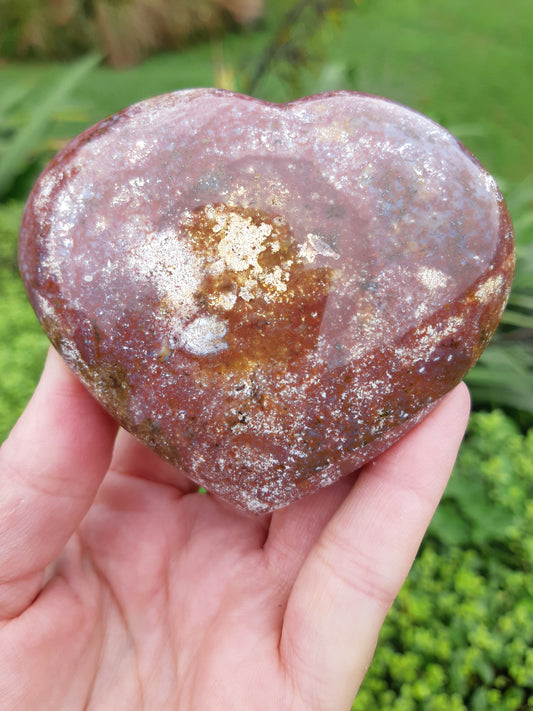 Ocean Jasper Heart