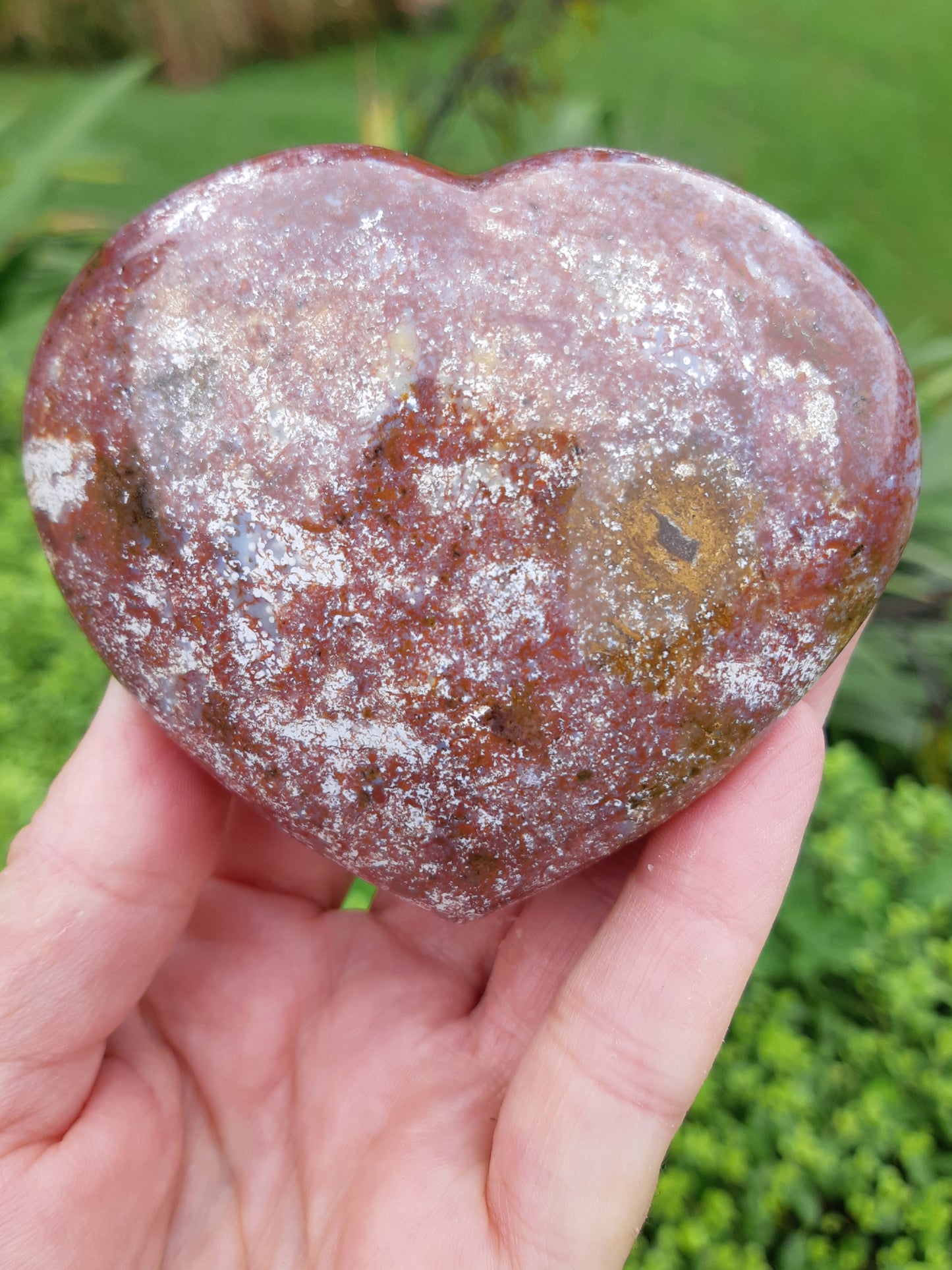 Ocean Jasper Heart