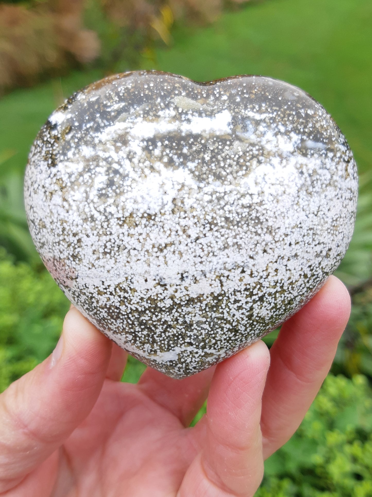 Ocean Jasper Heart