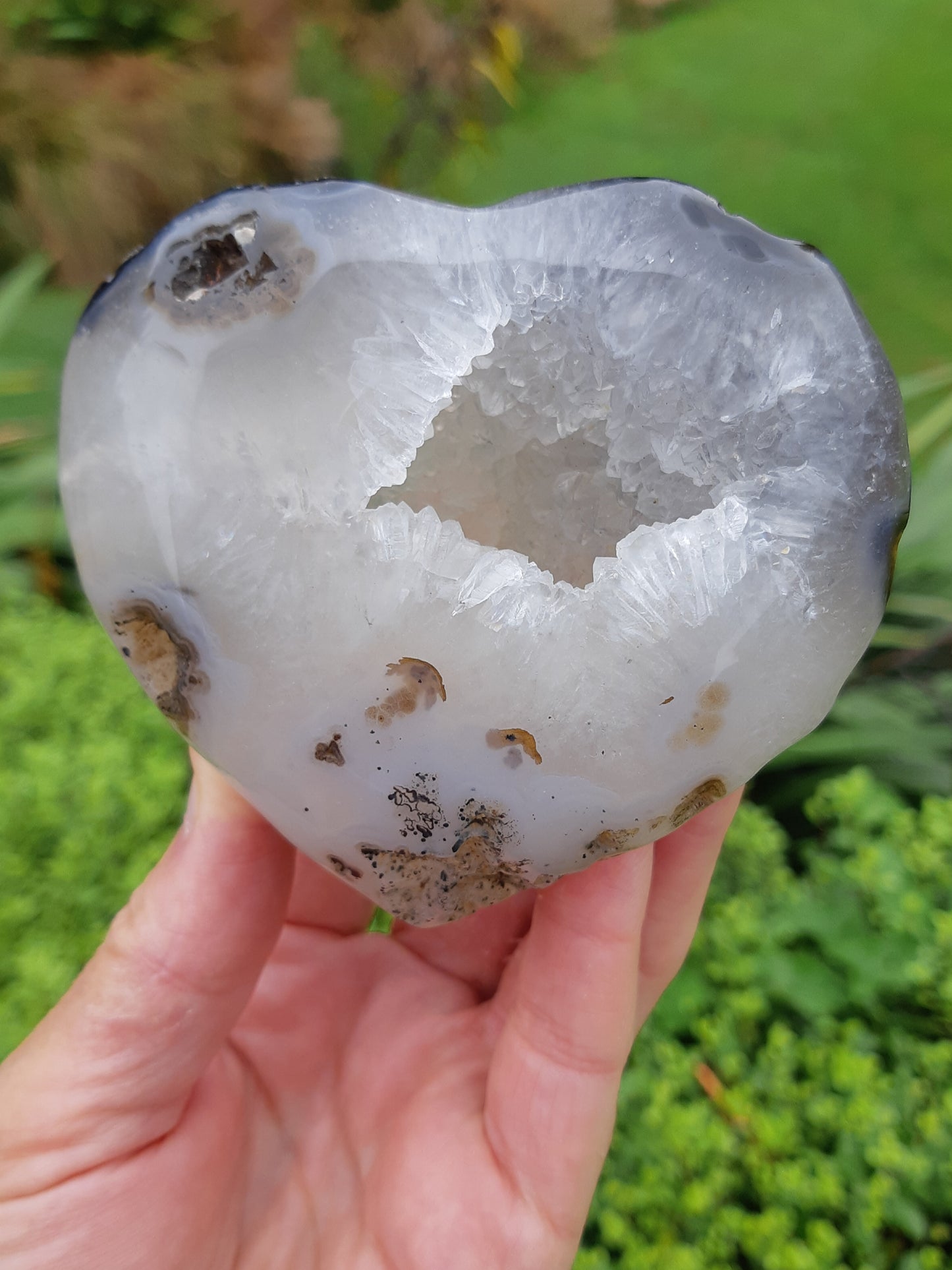 Quartz / Agate Heart