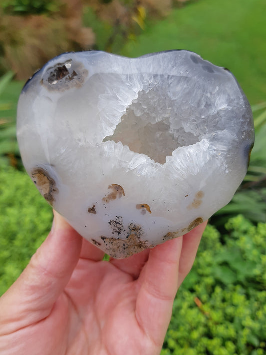 Quartz / Agate Heart