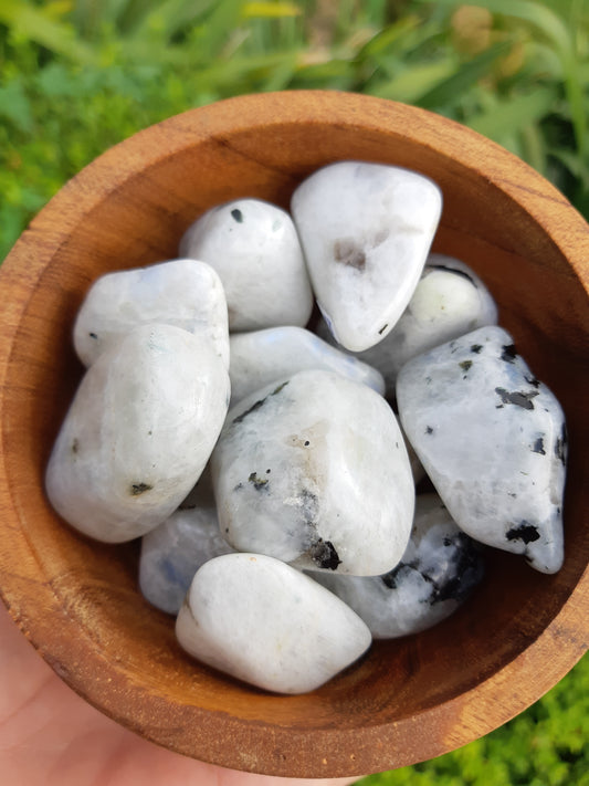 Rainbow Moonstone Tumbles