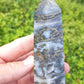 Agate Pyrite Point