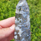 Agate Pyrite Point