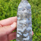 Agate Pyrite Point