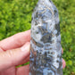 Agate Pyrite Point