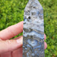 Agate Pyrite Point