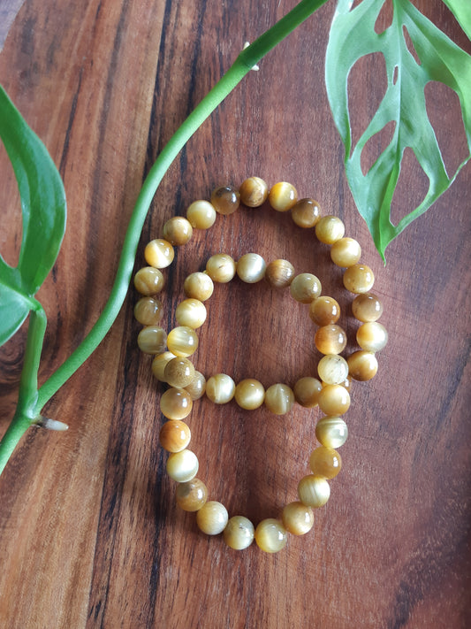 Yellow Tiger Eye Bracelet