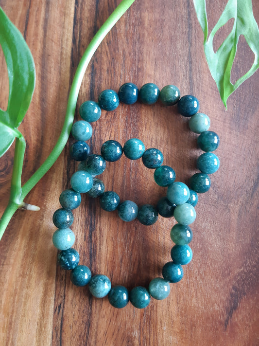 Moss Agate Bracelet