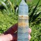 Blue Banded Calcite Point