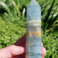 Blue Banded Calcite Point