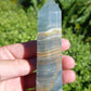Blue Banded Calcite Point