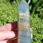 Blue Banded Calcite Point