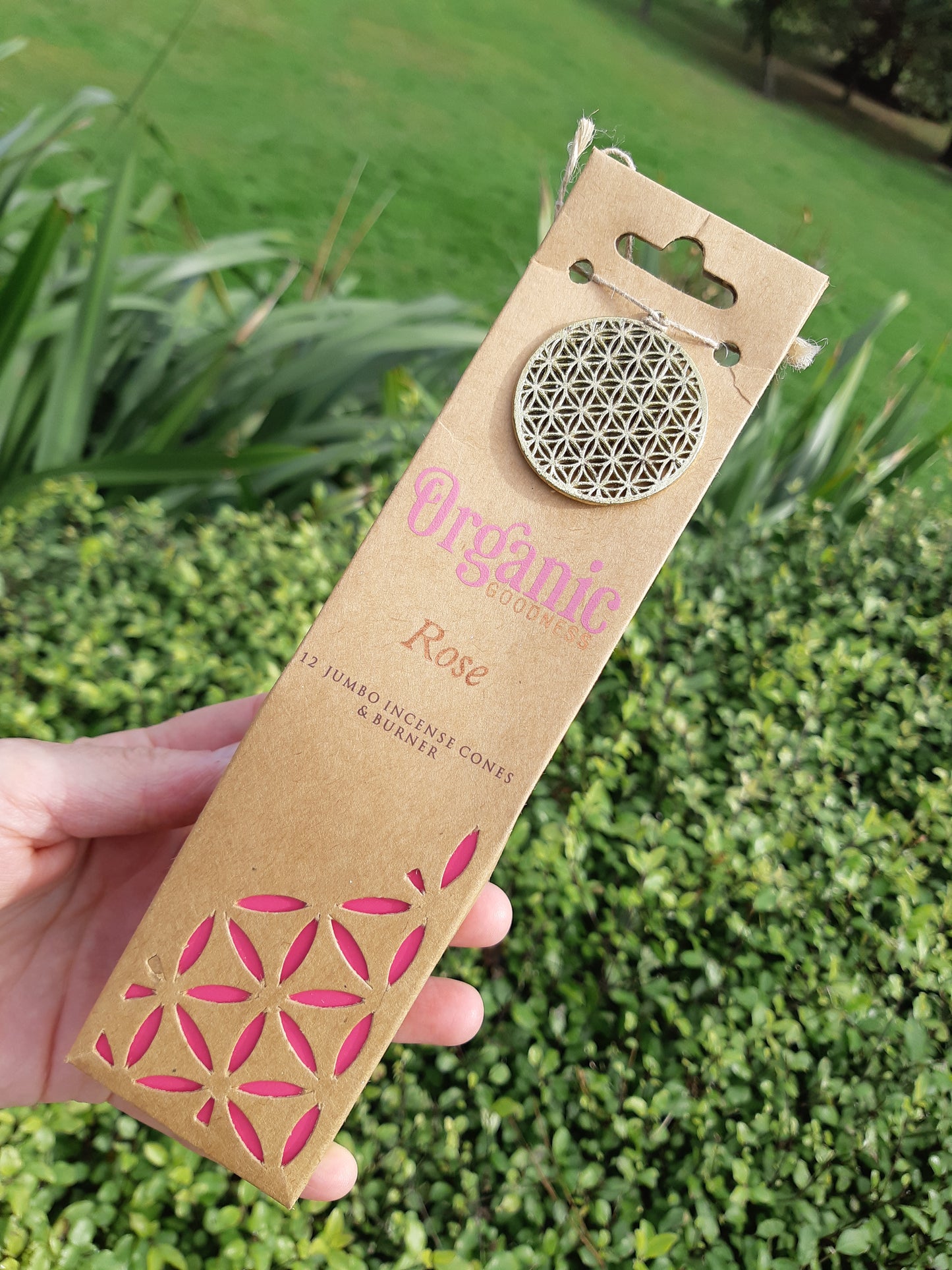 Organic Goodness Incense Cone - Rose