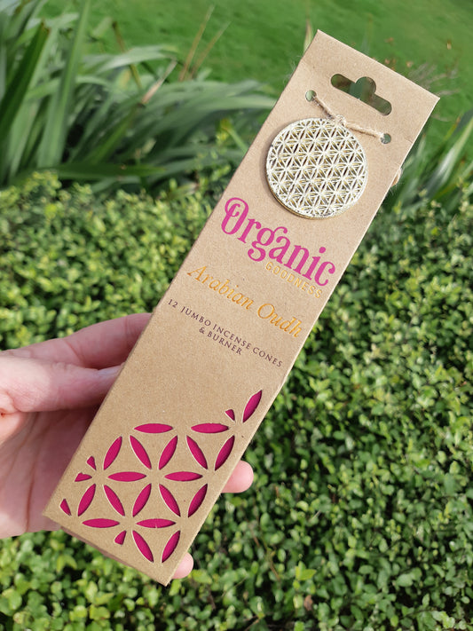 Organic Goodness Incense Cone - Arabian Oudh