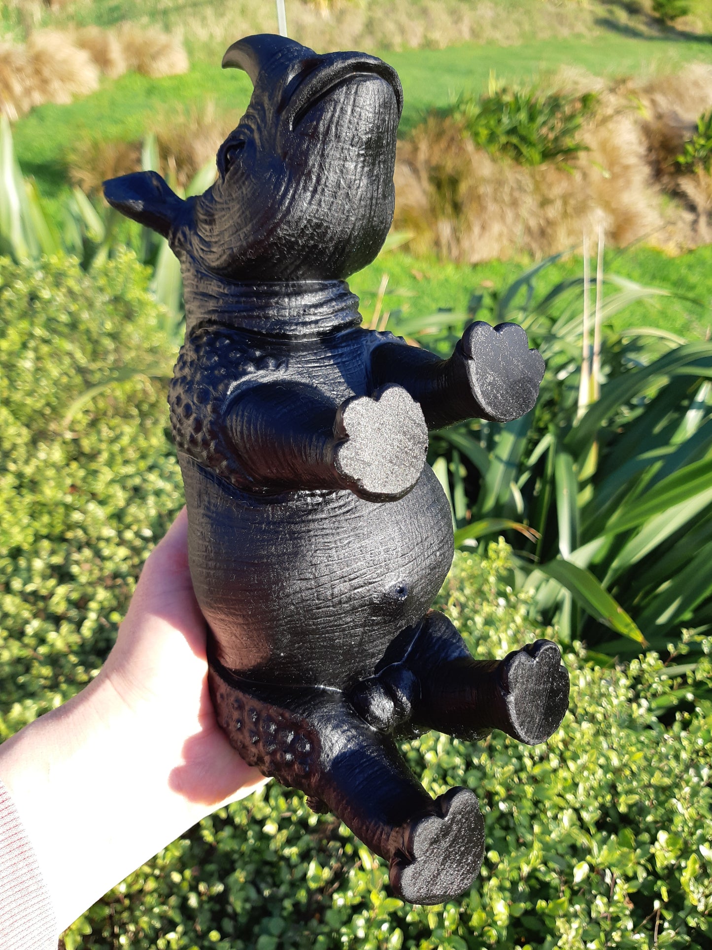 Black Obsidian Rhinoceros