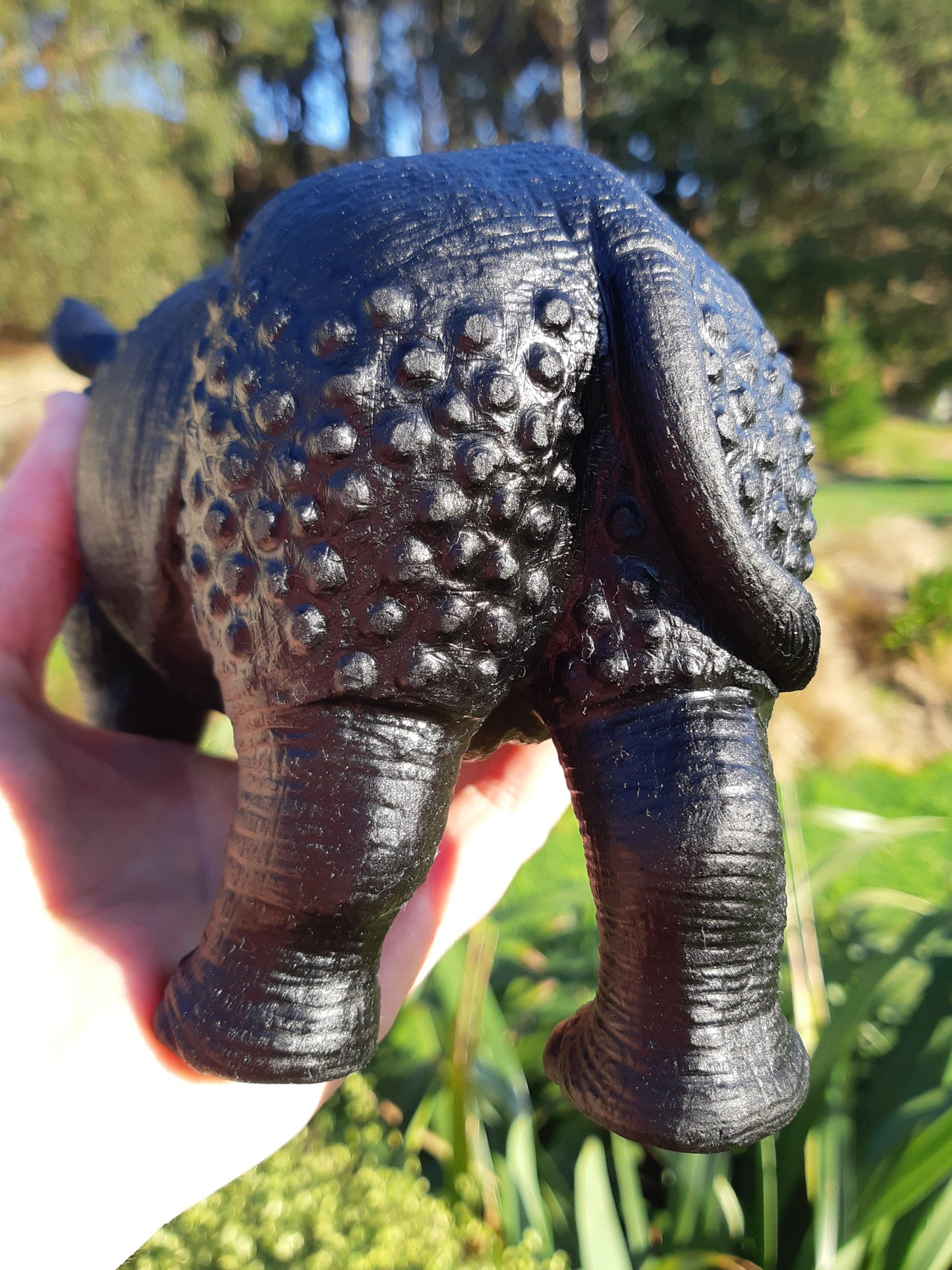 Black Obsidian Rhinoceros