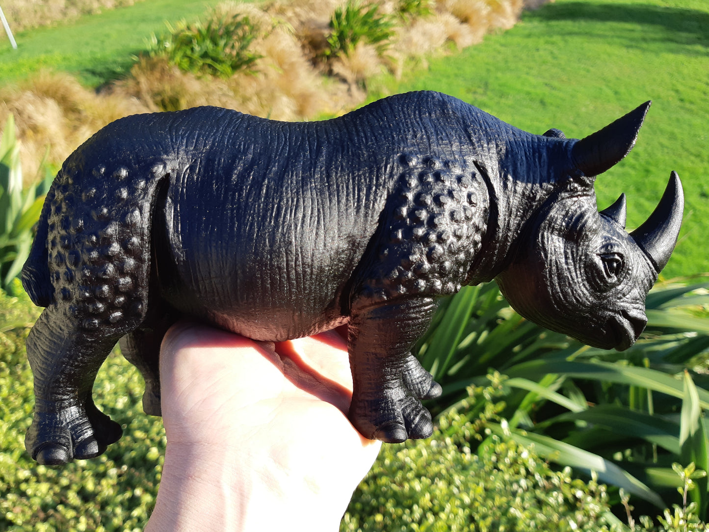 Black Obsidian Rhinoceros