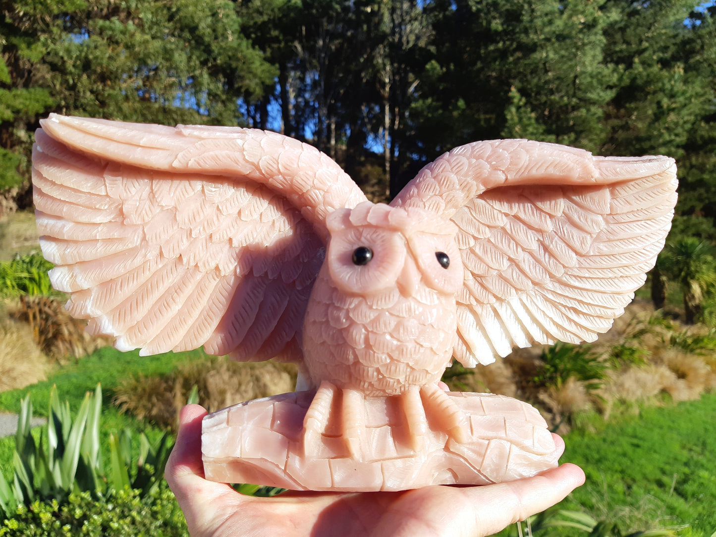 Pink Opal Owl